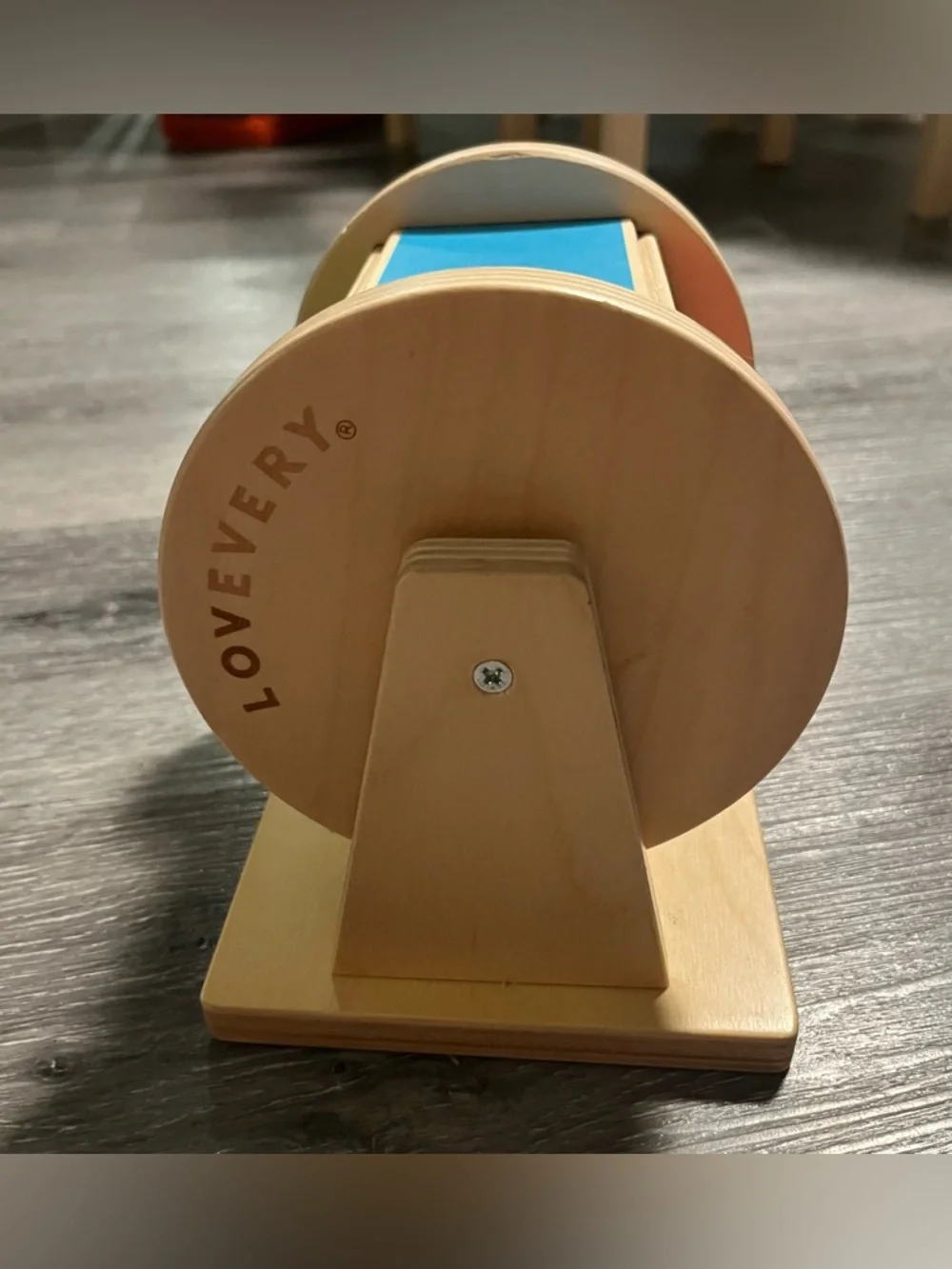Lovevery Spinning Rainbow 5-6 months Montessori-Inspired Wood From Senser Kit
